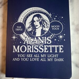 New Alanis Morissette Triple Moon Tour Notebook